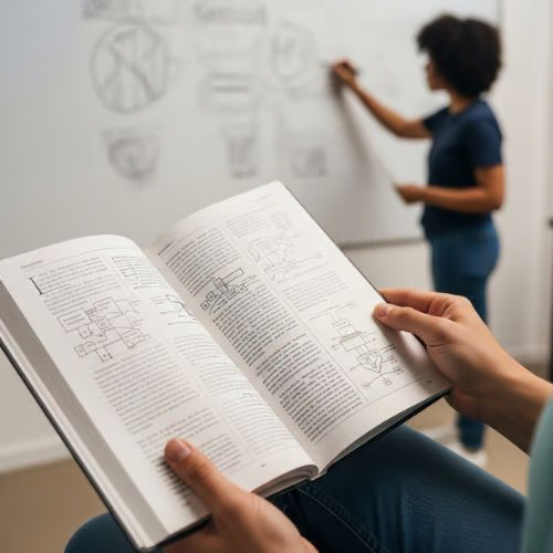 Mãos-estudando-um-livro-de-empreendedorismo_-aplicando-conhecimento-em-planejamento-de-negócios