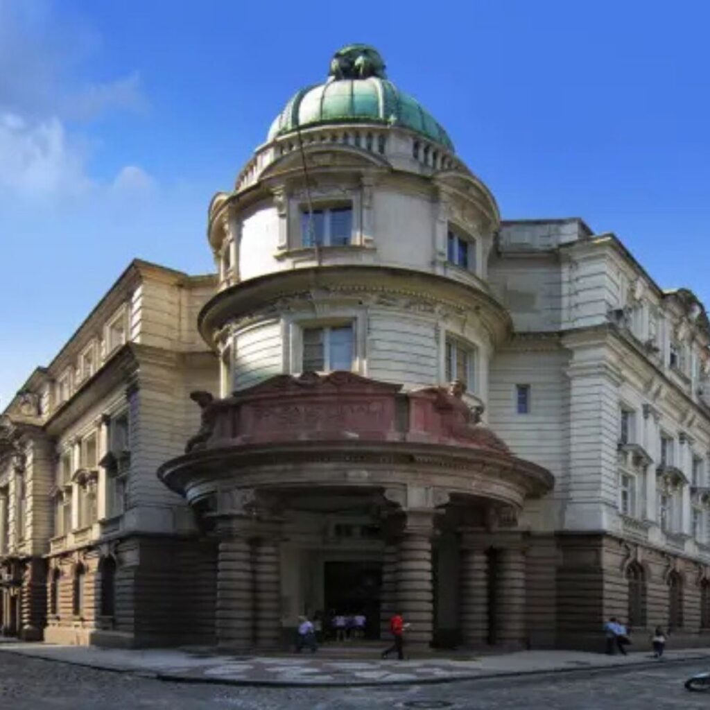 Museu do café de Santos Sp visto de fora